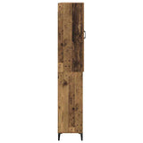 Highboard Old Wood 69.5 x 34 x 180 cm Engineered Wood 3415792
