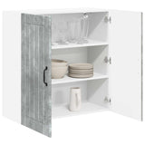 Wall Cabinet LUCCA Concrete Grey 80 x 31 x 80 cm 885058