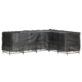 L-Shaped Garden Furniture Covers 2 pcs 16 Eyelets 260x210x80 cm 3155380