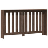 Radiator Cover Brown Oak 149x20x82 cm Engineered Wood 852750