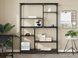 Bookshelf Black Oak 99 x 35.5 x 176 cm Engineered Wood 882777