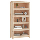 Book Cabinet 80x35x154 cm Solid Wood Pine 821689