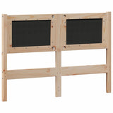 Headboard Other Brown and taupe 135 cm Solid pine wood 879017