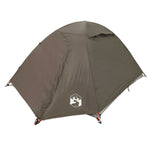 Camping Tent Dome 2-Person Brown Waterproof 4009613
