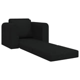 Folding Sofa Bed Black 98 x 71 x 83 cm Fabric 42030502
