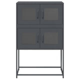 ZNTS Highboard Anthracite 68x39x107 cm Steel 853346