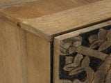 Sideboard with Storage Brown 40 x 33.5 x 75 cm Solid Mango Wood 4018356