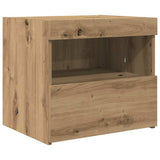 Bedside Cabinet Artisan Oak 50 x 40 x 45 cm Engineered Wood 862182