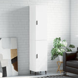 Highboard White 34.5x34x180 cm Engineered Wood 3198801