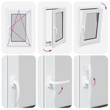 Basement Window "RISOR" 50x75 cm Tilt&Turn DIN Right White 4108341
