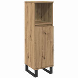 Bathroom Furniture Set with Storage 3 pcs Brown Engineered wood 3378511