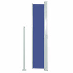 Patio Retractable Side Awning 170x300 cm Blue 48366