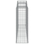 Arched Gabion Baskets 15 pcs 300x50x140/160 cm Galvanised Iron 3146749