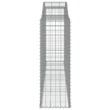 Arched Gabion Baskets 20 pcs 300x50x140/160 cm Galvanised Iron 3146751