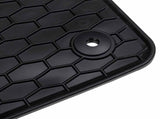 Car Mat 4 pcs Black suitable for Audi A3 2012-2020 Rubber 42029070