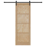 Sliding Door Natural 83 x 232 cm Solid Pine Wood 3445445