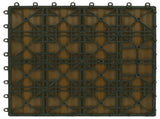 Decking Tile 3D Design 11 pcs Teak 30 x 30 cm WPC 42046682