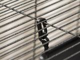 Small Animal Cage with Wheels Pet Home for Chinchillas Ferrets Kittens, with Hammock, 4 Platforms, T3398P350045