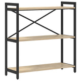 Bookshelf Sonoma Oak 80 x 30 x 85 cm Engineered Wood 868426