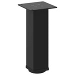 ZNTS Coffee Table Legs 4 pcs Black 30-32 cm Steel 4012460