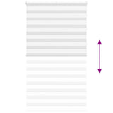 Zebra Blind White 135x200 cm Fabric Width 130.9 cm Polyester 4014788