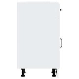 Kitchen Base Cabinet Lucca White Engineered Wood 853697