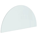 Fireplace Glass Plate Half Round 1000x500 mm 324111