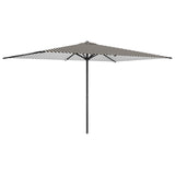 Garden Parasol with Base 200 x 300 cm Polyester Rectangular 42036175