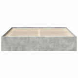 Bed Frame without Mattress Concrete Grey 180x200 cm Super King Super King Size 3203883