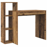 Desk with Shelf Old Wood 100 x 40 x 90 cm Engineered Wood 869320