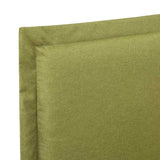 Bed Frame without Mattress Green Fabric 135x190 cm Double 281174