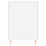 Desk White 140x50x75 cm Engineered Wood 829532