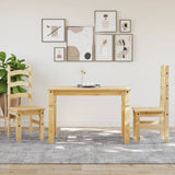 Dining Table Corona 112x60x75 cm Solid Wood Pine 4005714