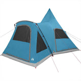 Teepee Tent 5-Person with Roof Blue 545 x 450 x 295 cm 42004000