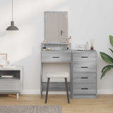 Dressing Table Grey Sonoma 50 x 41 x 140 cm Engineered Wood 865132