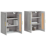 Wall Mounted Cabinets 2 pcs Grey Sonoma Engineered Wood 3198007