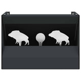 Bullet Trap Box Black 29 x 22 x 20 cm Steel 42013597