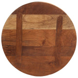 Table Top 50x3.8 cm Round Solid Wood Reclaimed 370037