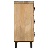 Side Cabinets 2 pcs 60x33x75 cm Solid Wood Mango 3206305