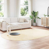 Shaggy Rug High Pile NAVARRA Cream 300x200 cm Polyester 4102935