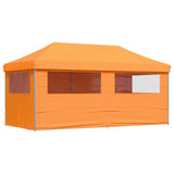 Party Tent Folding Orange 292 x 580 x 315 cm Oxford Fabric 42023672