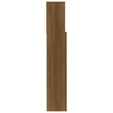 Headboard Cabinet Brown Oak 120x19x103.5 cm 817248