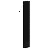 Venetian Blind Black 45 x 250 cm 35 mm Solid Paulownia Wood 42015505