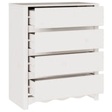 Chest of Drawers with Drawer Drammen White 76.5 x 40 x 91 cm 42003053