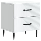 Bedside Cabinet White 43 x 34.5 x 47.5 cm Engineered Wood 894755