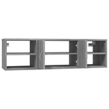 Wall Shelf Grey Sonoma 102x30x29 cm Engineered Wood 826364