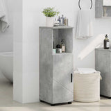 Bathroom Cabinet with Storage Concrete Grey 30 x 35 x 95 cm 883317
