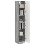 Cabinet Set 2 pcs Grey Sonoma Engineered Wood 3416796