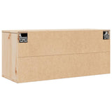 Wall Cabinet 80x30x35 cm Solid Wood Pine 813455