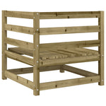 ZNTS 8 Piece Garden Sofa Set Impregnated Wood Pine 3299577